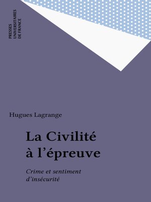 cover image of La Civilité à l'épreuve